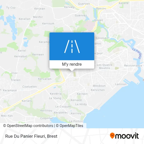 Rue Du Panier Fleuri plan