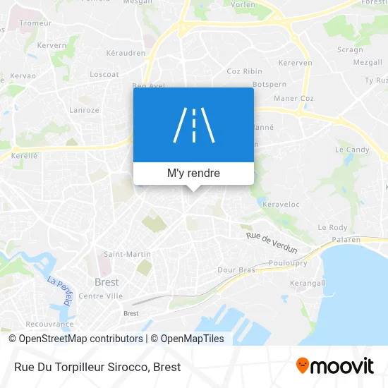 Rue Du Torpilleur Sirocco plan