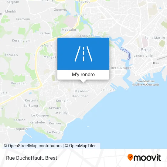 Rue Duchaffault plan