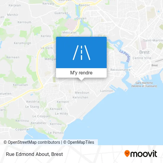 Rue Edmond About plan