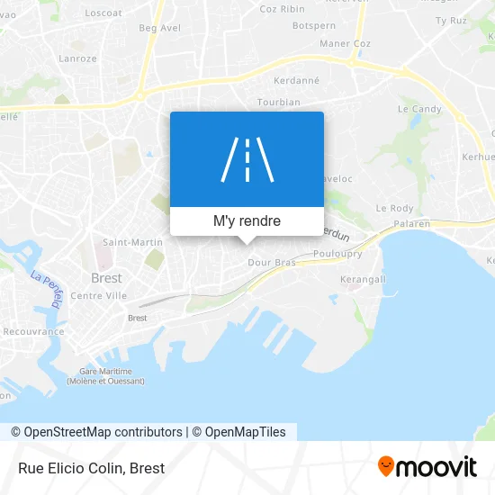 Rue Elicio Colin plan