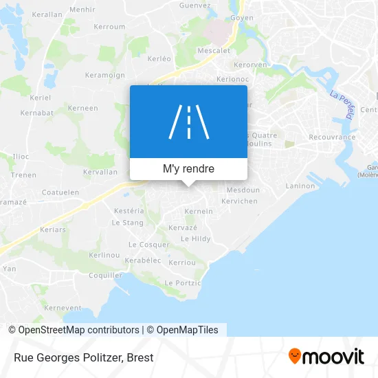 Rue Georges Politzer plan