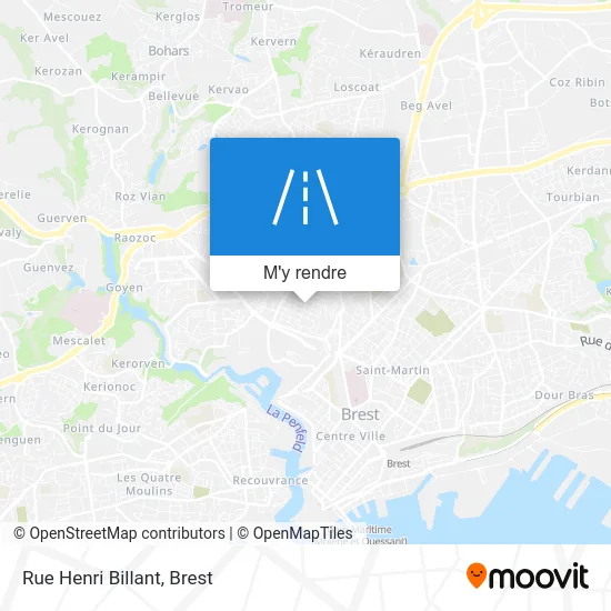 Rue Henri Billant plan