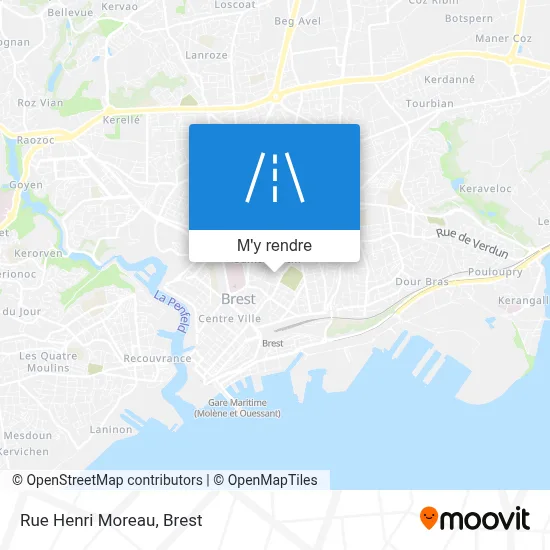 Rue Henri Moreau plan