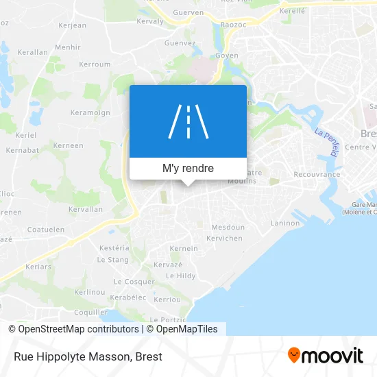 Rue Hippolyte Masson plan