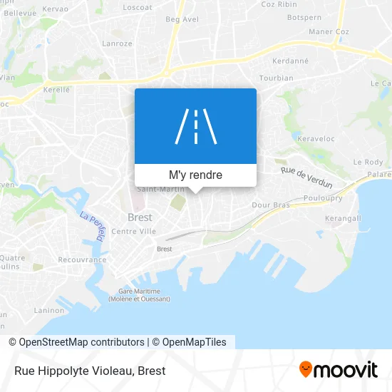 Rue Hippolyte Violeau plan