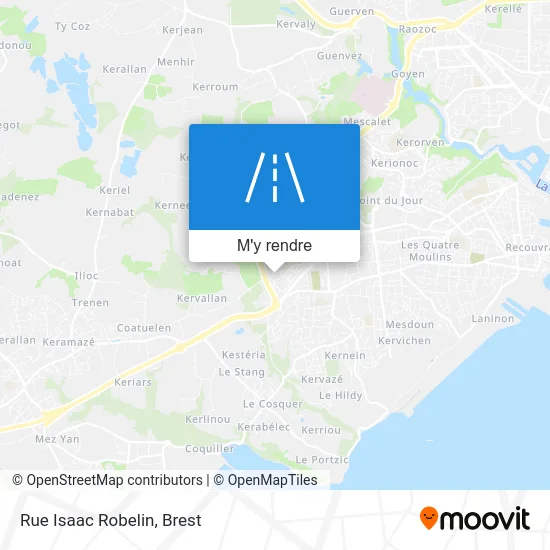 Rue Isaac Robelin plan