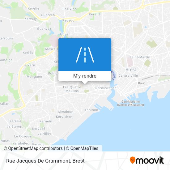 Rue Jacques De Grammont plan