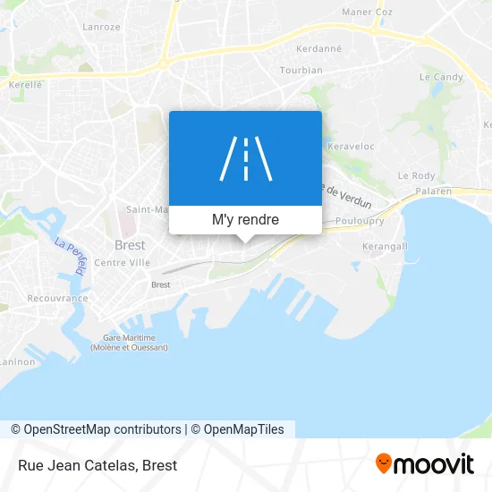 Rue Jean Catelas plan