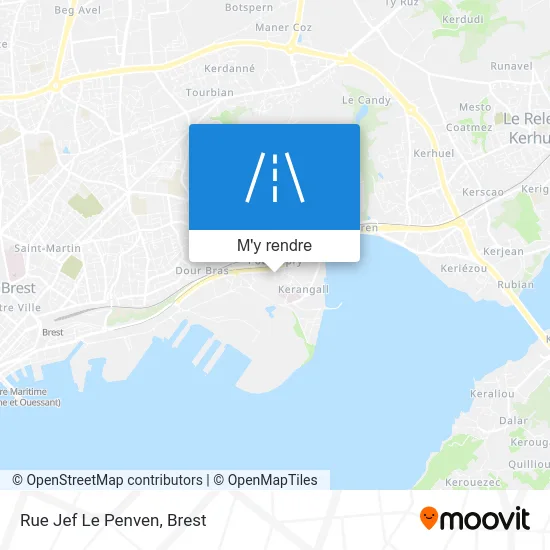 Rue Jef Le Penven plan