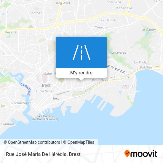 Rue José Maria De Hérédia plan