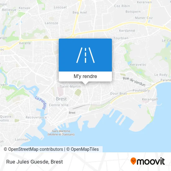 Rue Jules Guesde plan