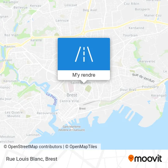 Rue Louis Blanc plan