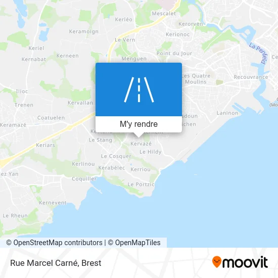 Rue Marcel Carné plan