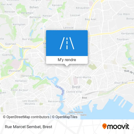 Rue Marcel Sembat plan