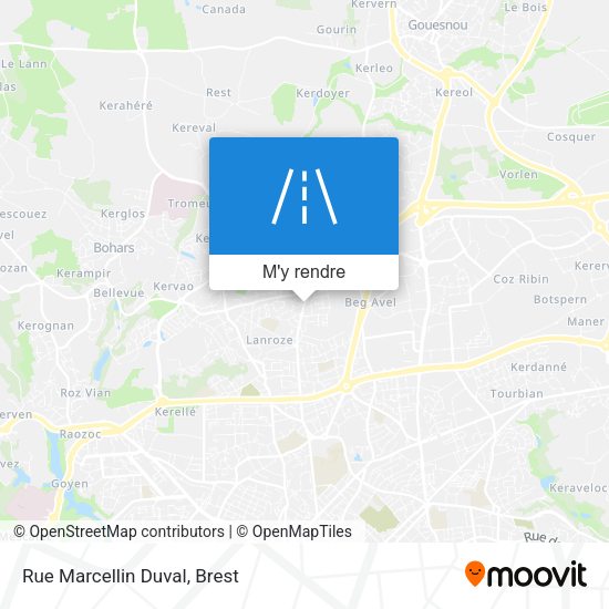 Rue Marcellin Duval plan