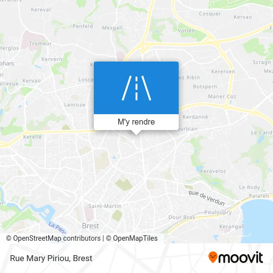 Rue Mary Piriou plan