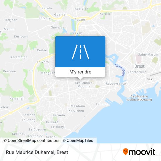 Rue Maurice Duhamel plan