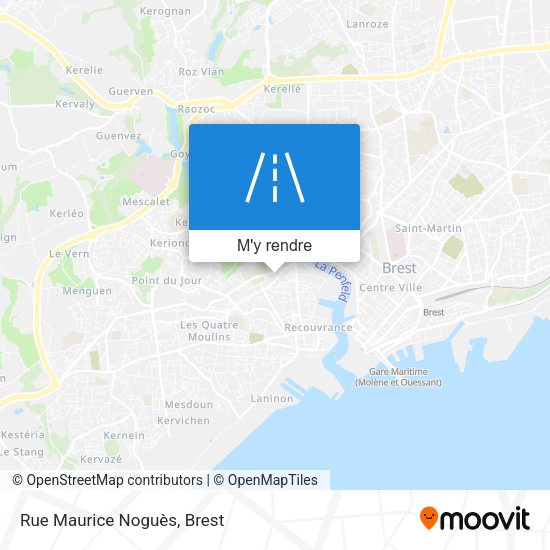 Rue Maurice Noguès plan