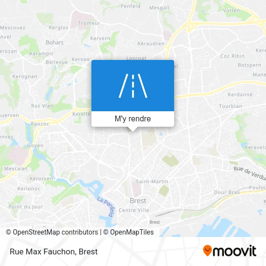 Rue Max Fauchon plan