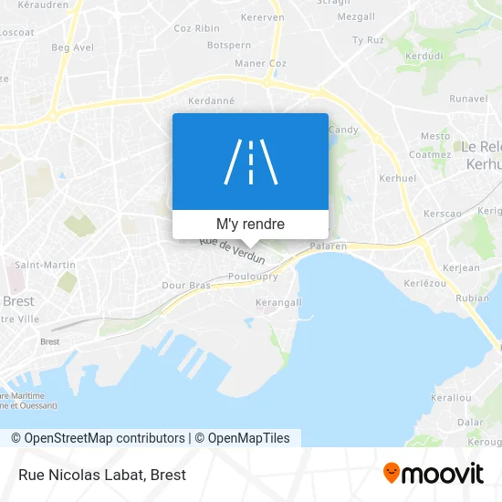 Rue Nicolas Labat plan