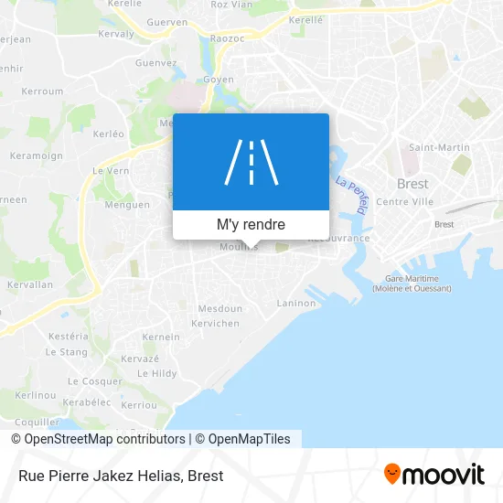 Rue Pierre Jakez Helias plan