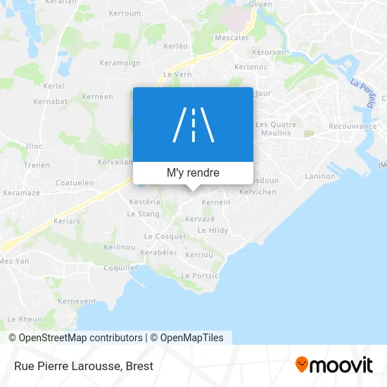 Rue Pierre Larousse plan