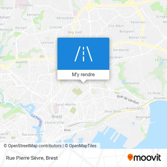 Rue Pierre Sèvre plan