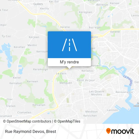 Rue Raymond Devos plan