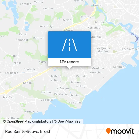 Rue Sainte-Beuve plan