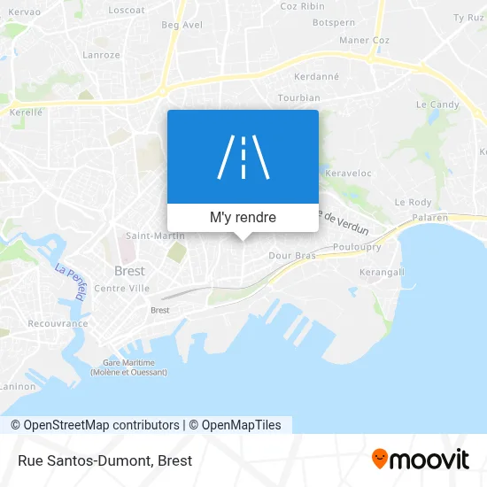 Rue Santos-Dumont plan