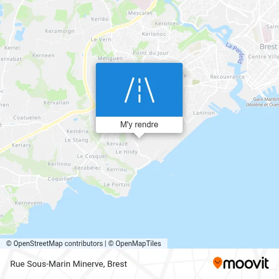 Rue Sous-Marin Minerve plan