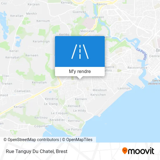 Rue Tanguy Du Chatel plan