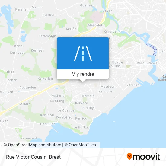 Rue Victor Cousin plan