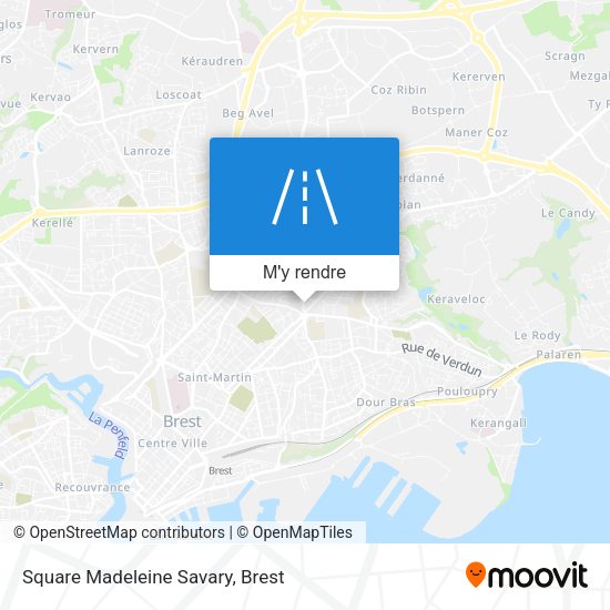 Square Madeleine Savary plan