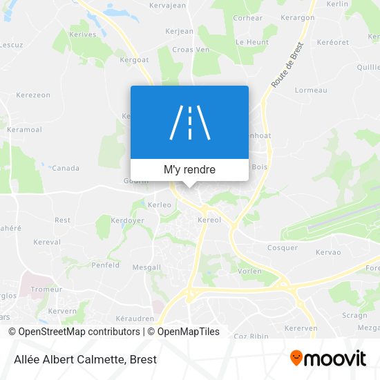 Allée Albert Calmette plan