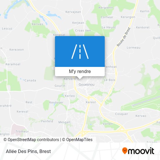 Allée Des Pins plan