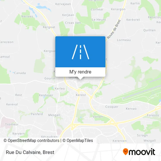 Rue Du Calvaire plan