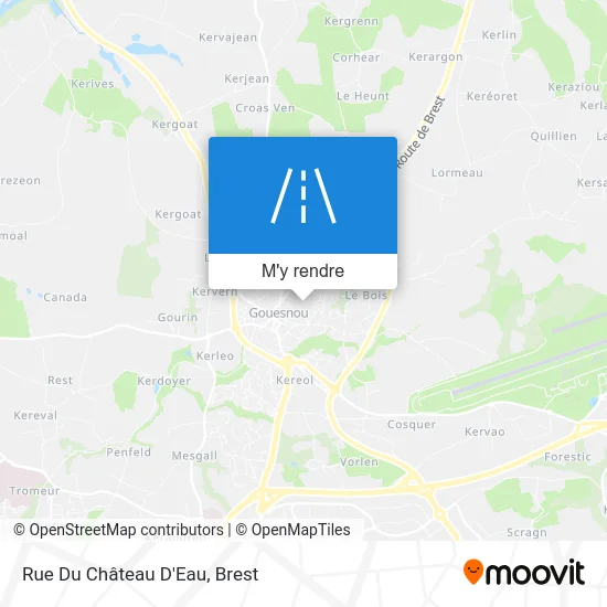 Rue Du Château D'Eau plan