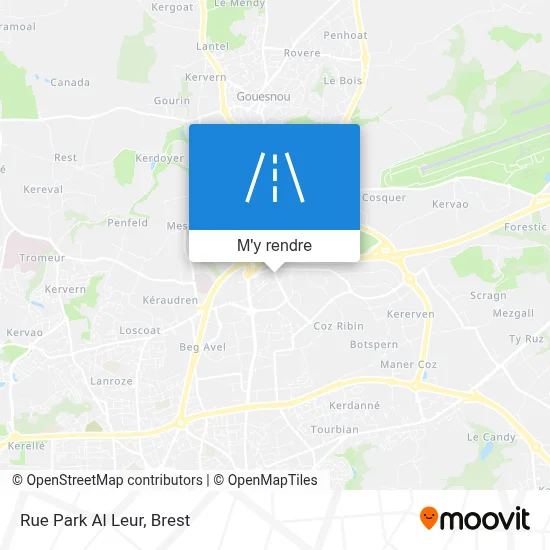 Rue Park Al Leur plan