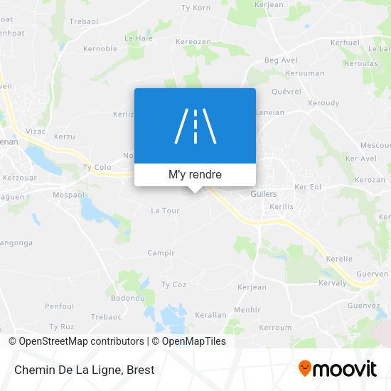 Chemin De La Ligne plan