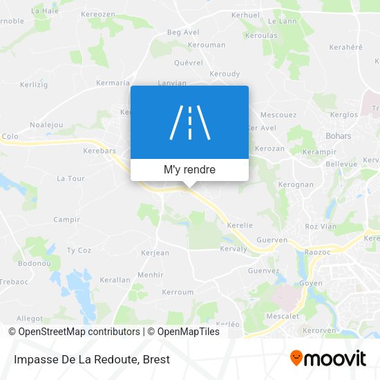 Impasse De La Redoute plan