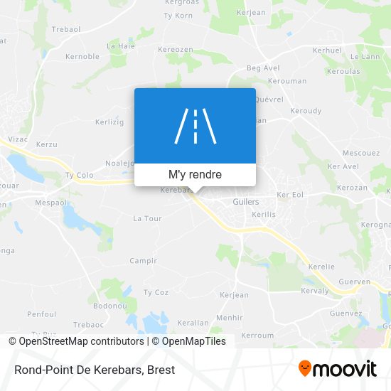 Rond-Point De Kerebars plan