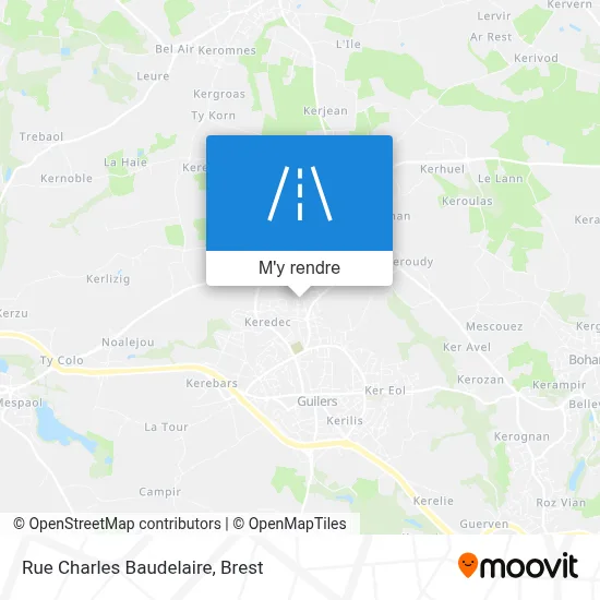 Rue Charles Baudelaire plan