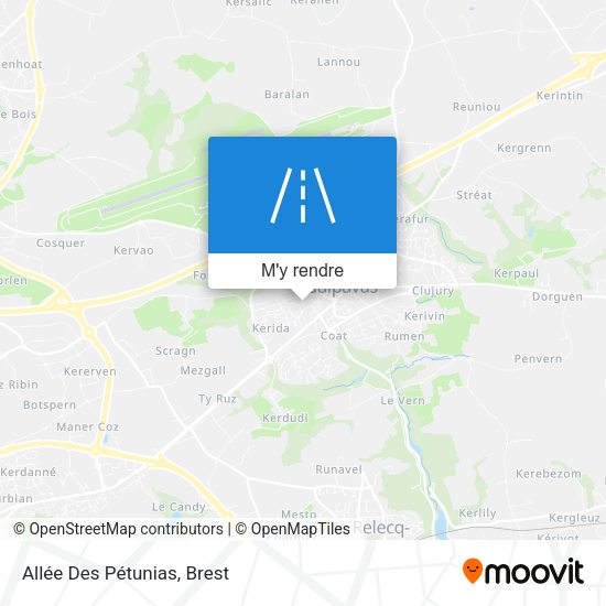 Allée Des Pétunias plan
