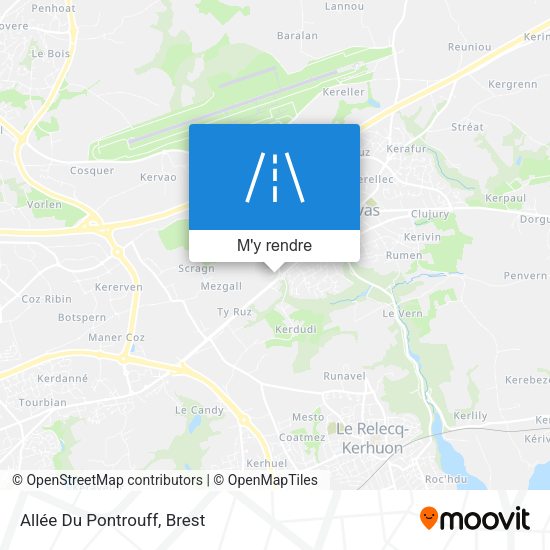 Allée Du Pontrouff plan