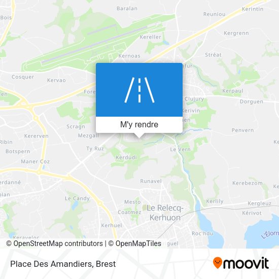 Place Des Amandiers plan