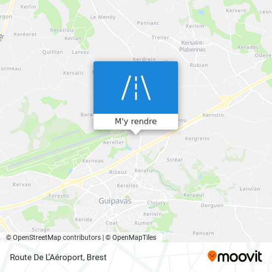 Route De L'Aéroport plan