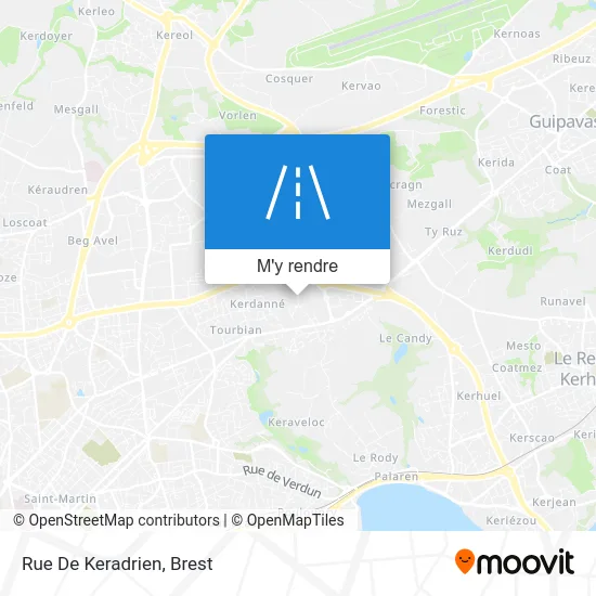 Rue De Keradrien plan