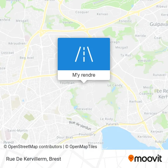 Rue De Kervillerm plan